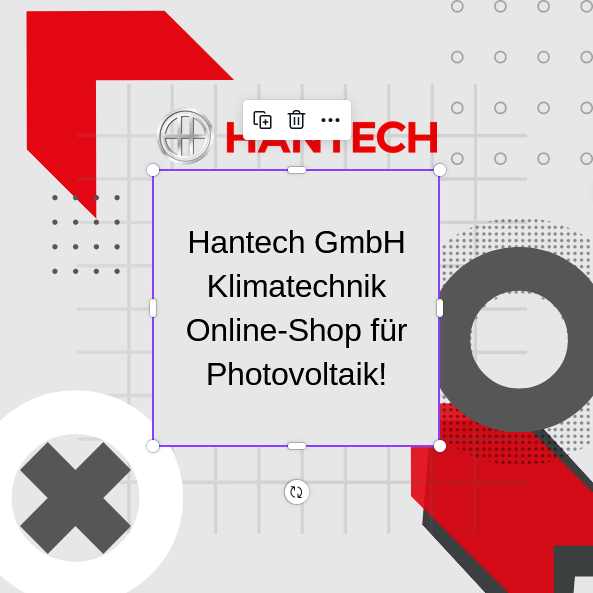 Hantech GmbH Klimatechnik Online-Shop für Photovoltaik