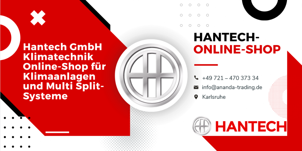 Hantech GmbH Klimatechnik Online-Shop für Klimaanlagen und Multi Split-Systeme